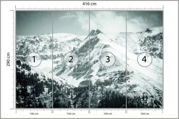 Fototapeta Zima W Górach - obrazek 3