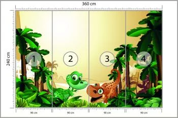 Fototapeta Dla Dzieci - Dinozaury - obrazek 3