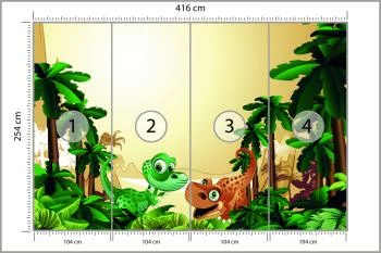 Fototapeta Dla Dzieci - Dinozaury - obrazek 3