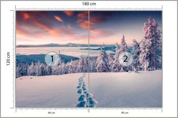 Fototapeta Zima W Górach - obrazek 3