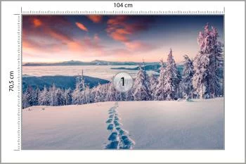 Fototapeta Zima W Górach - obrazek 3