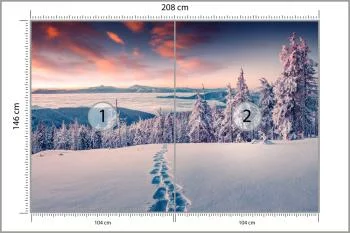 Fototapeta Zima W Górach - obrazek 3