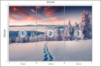 Fototapeta Zima W Górach - obrazek 3