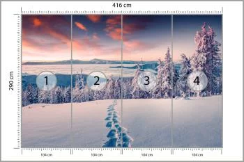 Fototapeta Zima W Górach - obrazek 3