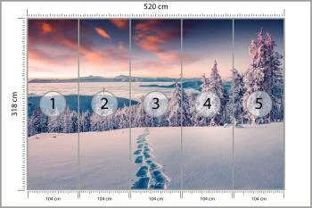 Fototapeta Zima W Górach - obrazek 3