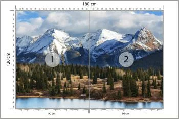 Fototapeta Jezioro W Górach - obrazek 3