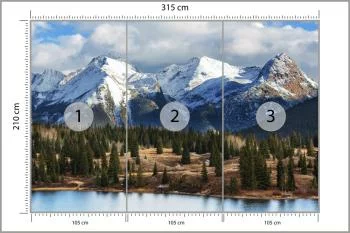 Fototapeta Jezioro W Górach - obrazek 3