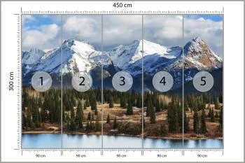 Fototapeta Jezioro W Górach - obrazek 3