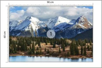 Fototapeta Jezioro W Górach - obrazek 3