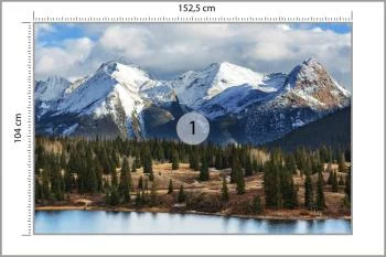 Fototapeta Jezioro W Górach - obrazek 3
