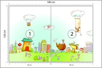 Fototapeta Dla Dzieci - Miasteczko - obrazek 3
