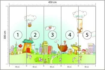 Fototapeta Dla Dzieci - Miasteczko - obrazek 3
