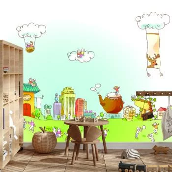 Fototapeta Dla Dzieci - Miasteczko