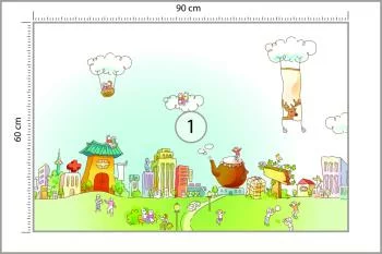 Fototapeta Dla Dzieci - Miasteczko - obrazek 3