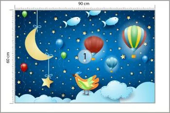 Fototapeta Dla Dzieci - Magiczna Noc - obrazek 3