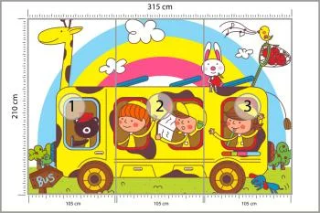 Fototapeta Dla Dzieci - Wycieczka Szkolna - obrazek 3