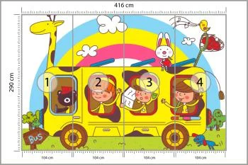 Fototapeta Dla Dzieci - Wycieczka Szkolna - obrazek 3