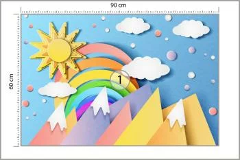 Fototapeta Dla Dzieci - Kolorowy Krajobraz - obrazek 3