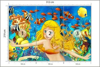 Fototapeta Dla Dzieci-Syrenka I Ryby - obrazek 3