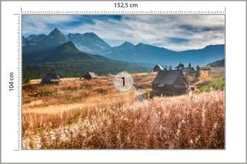 Fototapeta Górska Wioska - Malowniczy Pejzaż - obrazek 3