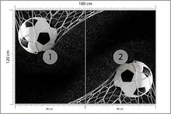 Fototapeta 3D Piłkarska, Sport Piłka - obrazek 3