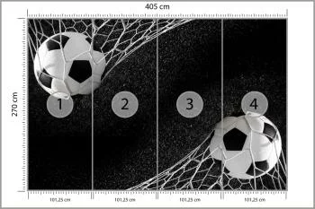 Fototapeta 3D Piłkarska, Sport Piłka - obrazek 3