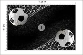 Fototapeta 3D Piłkarska, Sport Piłka - obrazek 3