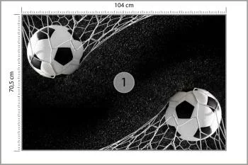 Fototapeta 3D Piłkarska, Sport Piłka - obrazek 3