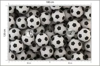 Fototapeta Sportowa Piłki Nożne - obrazek 3