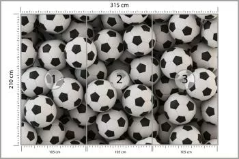 Fototapeta Sportowa Piłki Nożne - obrazek 3
