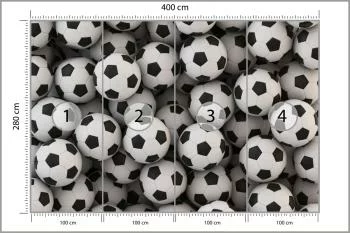 Fototapeta Sportowa Piłki Nożne - obrazek 3