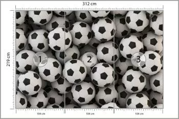 Fototapeta Sportowa Piłki Nożne - obrazek 3