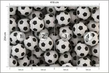 Fototapeta Sportowa Piłki Nożne - obrazek 3