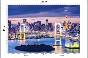 Fototapeta Tęczowy Most W Tokio - obrazek 3