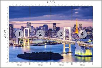 Fototapeta Tęczowy Most W Tokio - obrazek 3