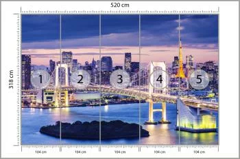 Fototapeta Tęczowy Most W Tokio - obrazek 3