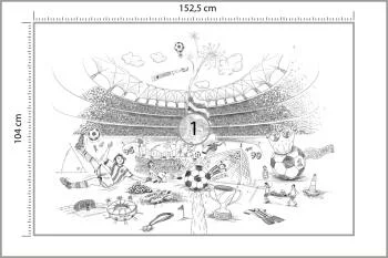 Fototapeta Piłka Nożna Stadion - obrazek 3