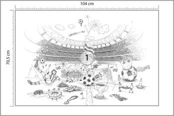 Fototapeta Piłka Nożna Stadion - obrazek 3