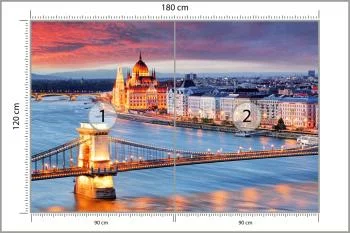 Fototapeta Most Nocą - obrazek 3