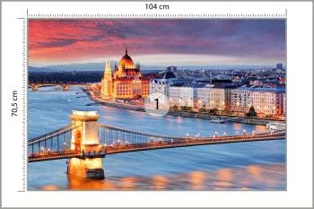 Fototapeta Most Nocą - obrazek 3