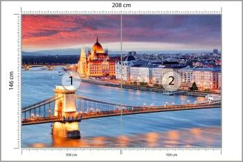 Fototapeta Most Nocą - obrazek 3