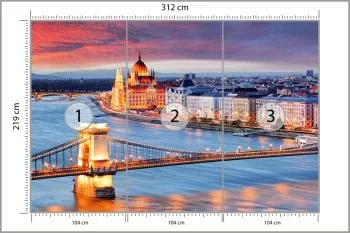 Fototapeta Most Nocą - obrazek 3