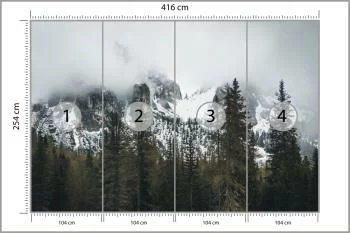 Fototapeta Las We Mgle - obrazek 3