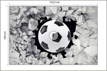 Fototapeta Piłka Nożna, Pokój Młodzieżowy - obrazek 3