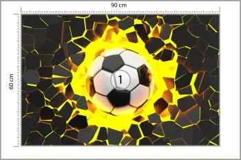Fototapeta Piłka Nożna 3D - obrazek 3