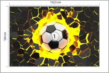 Fototapeta Piłka Nożna 3D - obrazek 3