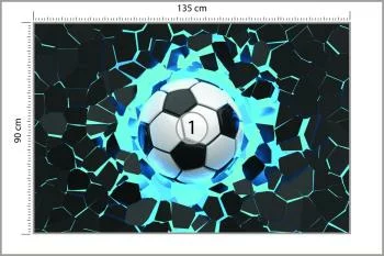 Fototapeta 3D Sport, Piłka Nożna - obrazek 3