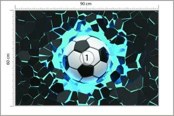 Fototapeta 3D Sport, Piłka Nożna - obrazek 3