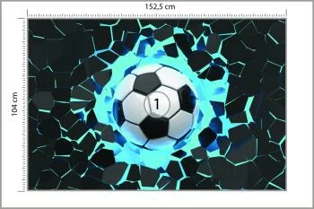 Fototapeta 3D Sport, Piłka Nożna - obrazek 3