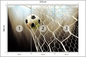 Fototapeta 3D Piłka Nożna - obrazek 3